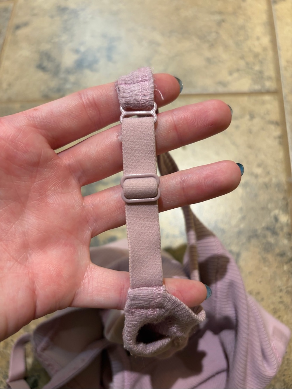 SKIMS Bralette Light Pink with Adjustable Straps in size XS - Picture 5 of 5